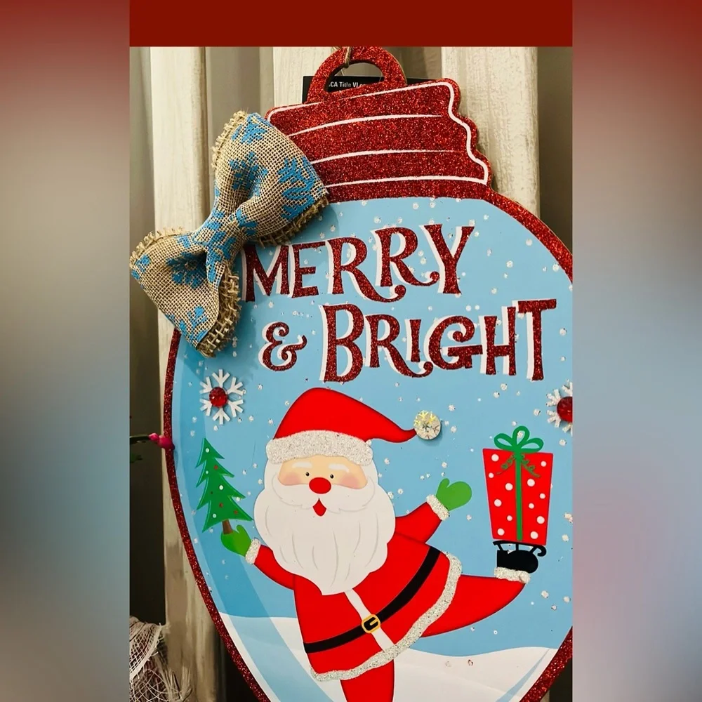 Clearance ~ Christmas Holiday Door-Wall Hanging 🎄🆕🎄 A 2 For $14